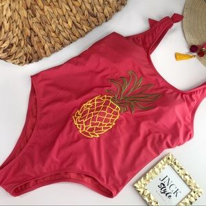 Sugar Coast by Lolli Pineapple Low Back One Piece